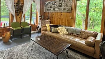 TV connectée, cheminée, jeux vidéo, lecteur de DVD