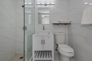 Hair dryer, towels - Studio with pool and sea view (Miami)