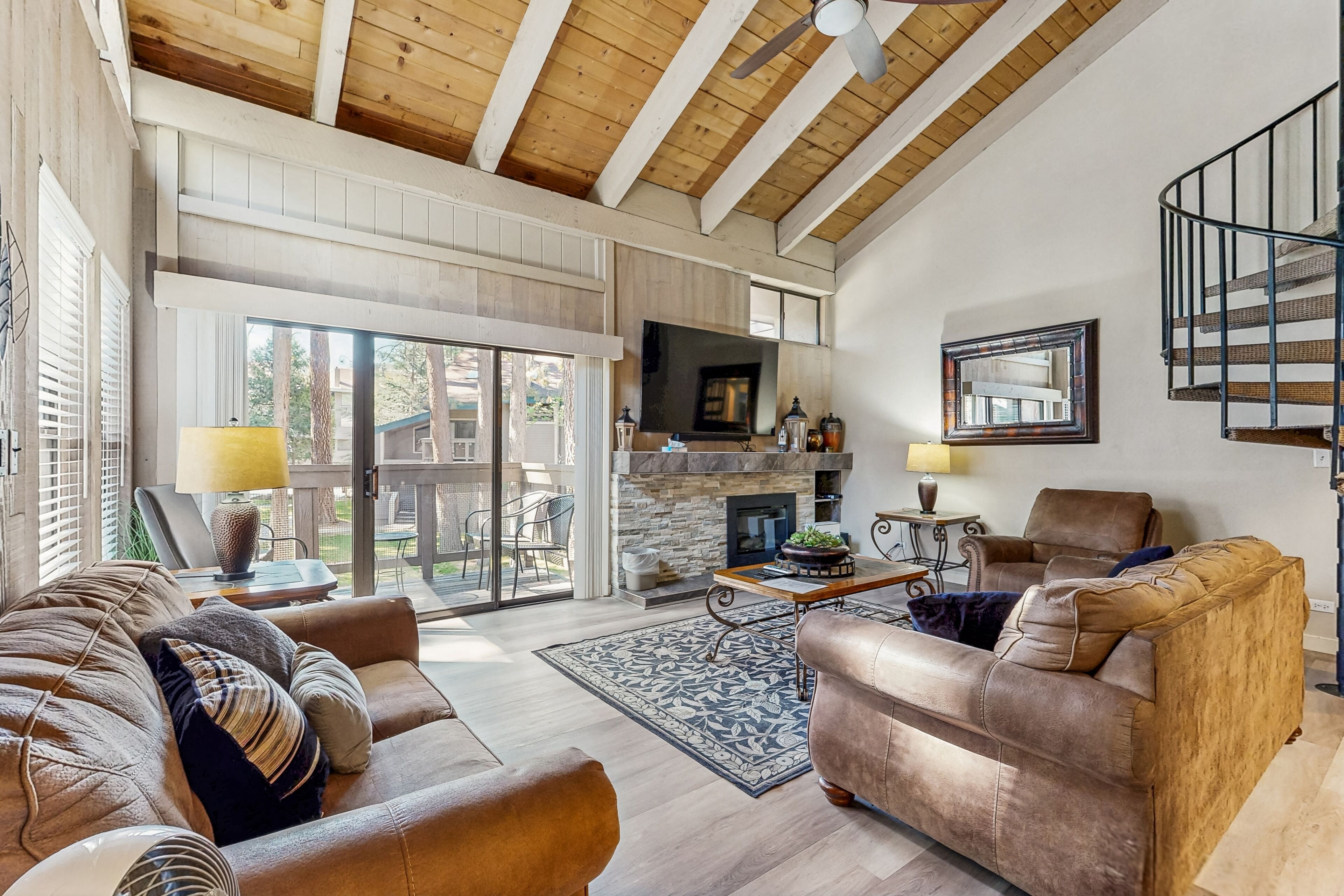 TV, fireplace, DVD player