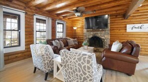 TV, table football - Renovated 5BR/3BA Cabin w/ Rec Room

 (Charlotte)