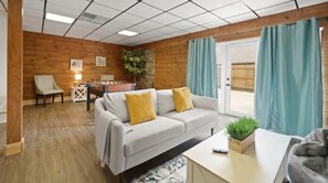 TV, table football - Renovated 5BR/3BA Cabin w/ Rec Room

 (Charlotte)