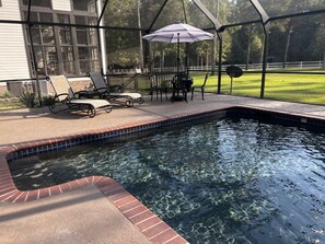Pool - Beautiful retreat next to National Forest close to Houston and College Station (Cleveland)