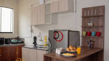 Superior Suite | Private kitchen | Mini-fridge, freezer