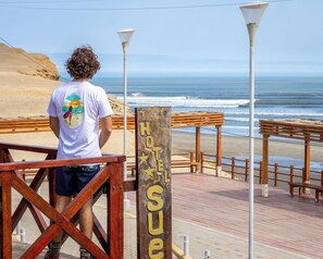Basic Quadruple Room, Beach View | Terrace/patio - Hotel Sueños de Chicama (Rázuri)