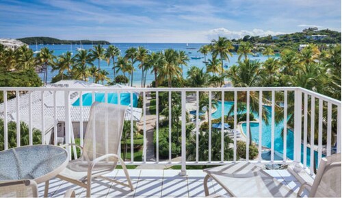 Ocean View Club Studio Suite in St. Thomas' East End Near the Beach