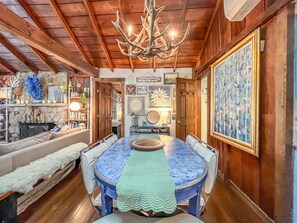 Dining - Iconic Private DCL Lakefront Cabin + Hot Tub (Swanton)
