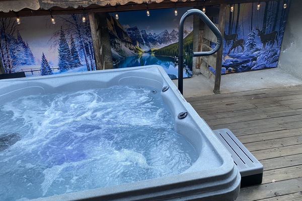 مغطس سبا خارجي