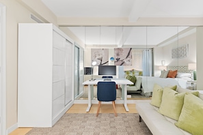 1 chambre, fer et planche à repasser, Wi-Fi, literie fournie