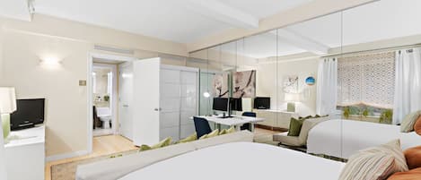 1 chambre, fer et planche Ă repasser, Wi-Fi, literie fournie