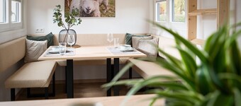 Maison de vacances 'Tiny House Zeit Käpsele' avec terrasse privée, Wi-Fi et climatisation