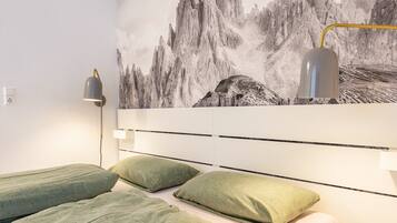 3 habitaciones, tabla de planchar con plancha y wifi gratis