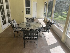 Outdoor dining