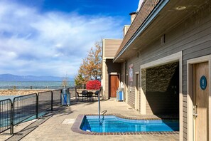 Una piscina riscaldata