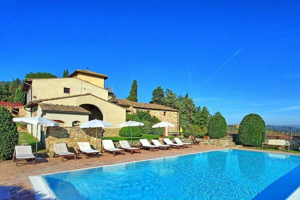 Pool - Tenuta 1 - Le Quattro Strade ,Tuscany (San Casciano in Val di Pesa)