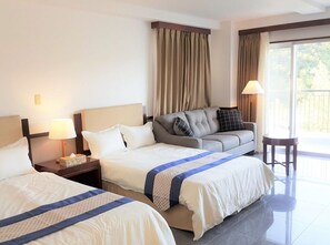 Family Room | Down comforters, memory foam beds, individually decorated