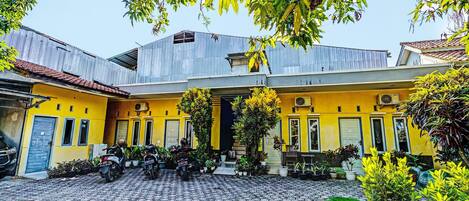 Façade de l’hébergement