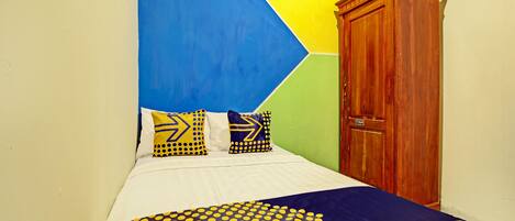 Kamar Double Ekonomi | Wi-Fi gratis dan seprai linen