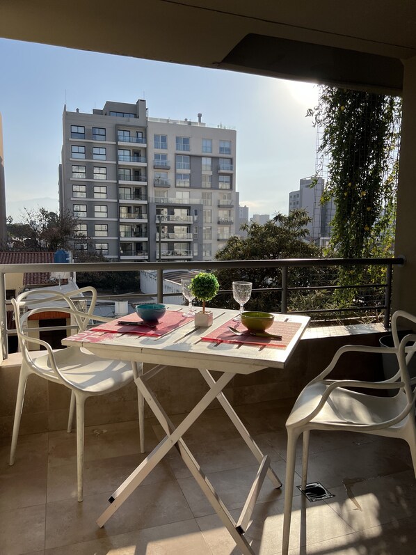 شقة ديلوكس | شرفة/رواق