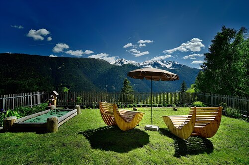 Appartement "Unterdurachhof Martin" avec vue sur les montagnes, jardin partagé et Wi-Fi