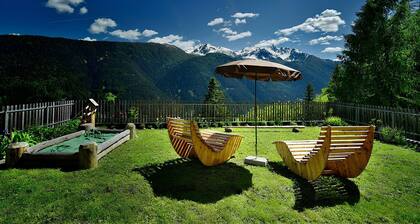 Appartement "Unterdurachhof Martin" avec vue sur les montagnes, jardin partagé et Wi-Fi