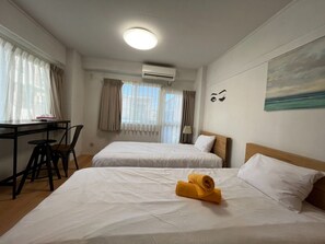 1 bedroom, desk, iron/ironing board, free WiFi