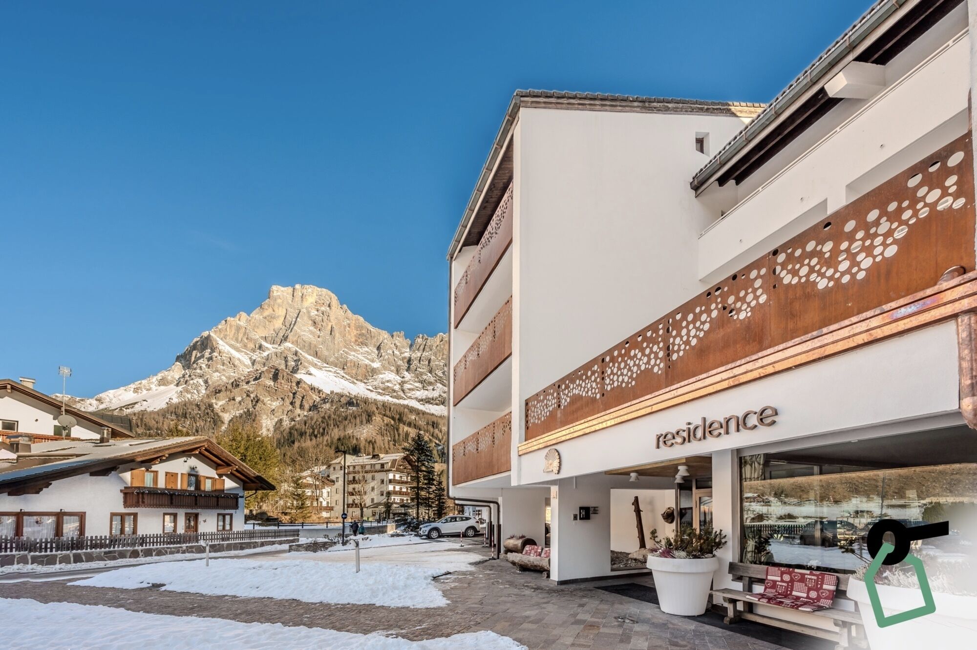 Façade de l’hébergement