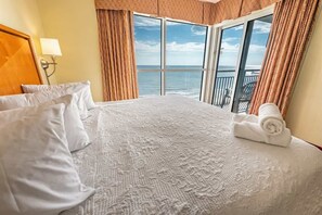 2 bedrooms, iron/ironing board, free WiFi, bed sheets - 2BR with Pools, Views, Direct Oceanfront, Bay View (Myrtle Beach)