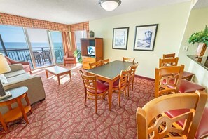 Dining - 2BR with Pools, Views, Direct Oceanfront, Bay View (Myrtle Beach)