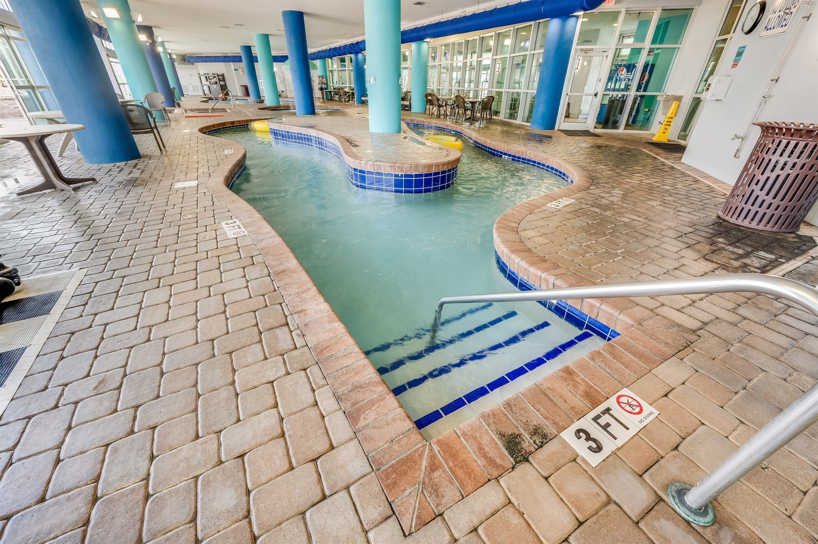 Indoor pool, a heated pool
