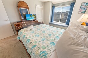 2 dormitorios, tabla de planchar con plancha, Internet y ropa de cama