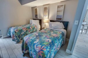 2 bedrooms, iron/ironing board, travel cot, WiFi