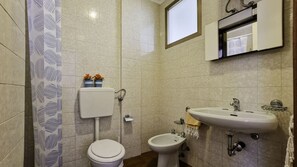 公寓, 1 間臥室, 陽台, 城市景觀 | 浴室