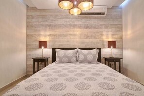 1 室のベッドルーム、WiFi、ベッドシーツ