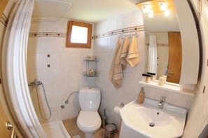 SĂšche-cheveux, serviettes fournies, savon, papier toilette