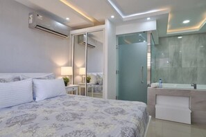1 bedroom, WiFi, bed sheets - Apto B2 Estudio con Jacuzzi Privado (Santo Domingo)