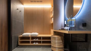 Een sauna, een stoombad