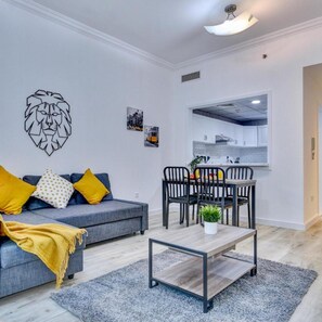 Appartement (1 Bedroom) | Salle de séjour