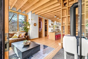 Interior - Architect-designed Nordic Home w/, Sauna, Hot Tub, FirePit, Game Room, Swings (Mars Hill)