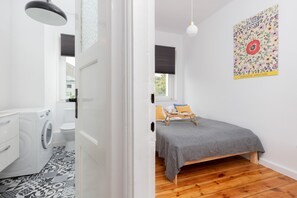 Apartment, 3 Bedrooms, Kitchen | 3 bedrooms, desk, laptop workspace, bed sheets - Apartment by the Park Gdynia by Renters (Gdynia)