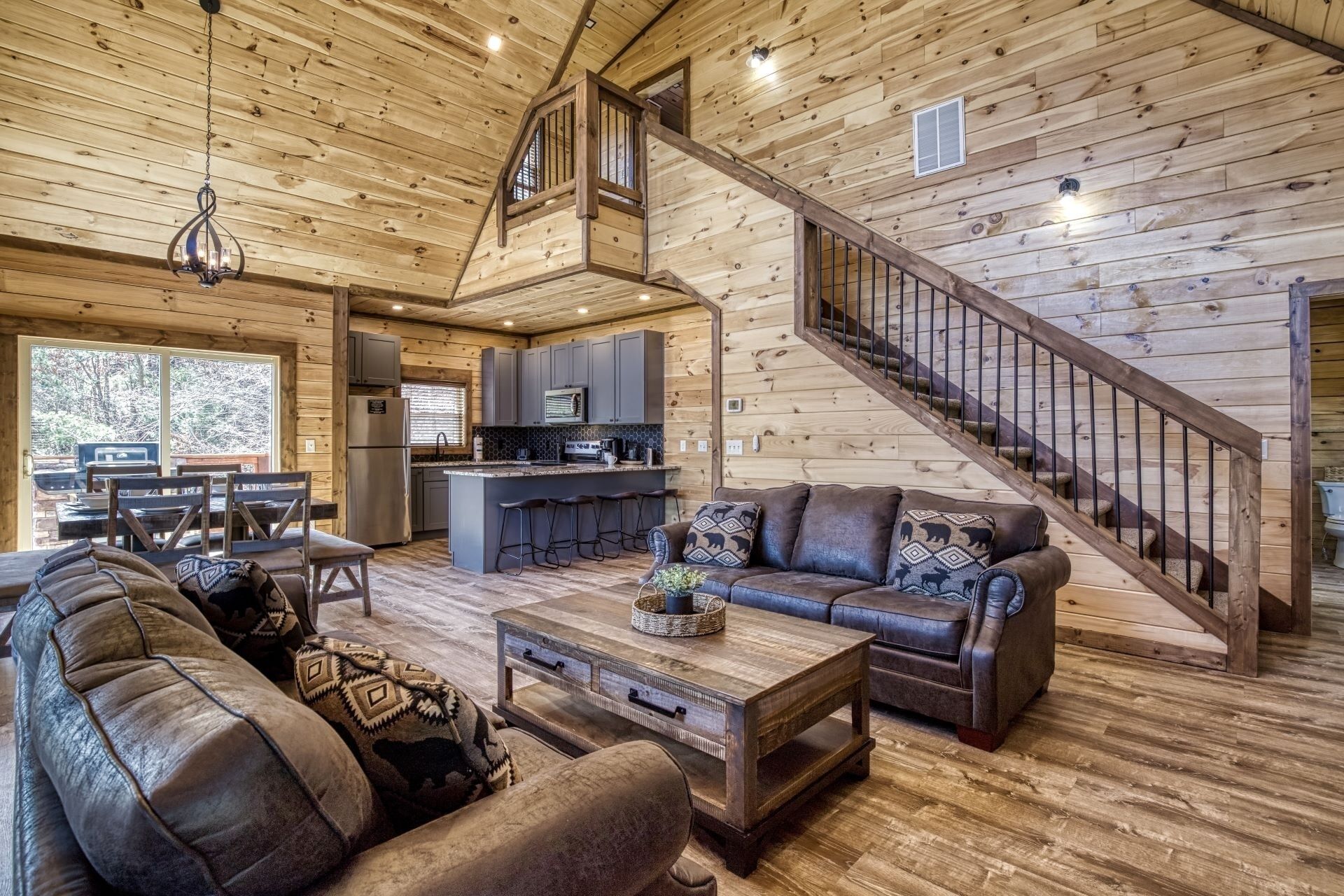 Cabin, 3 Bedrooms | Living area | Smart TV