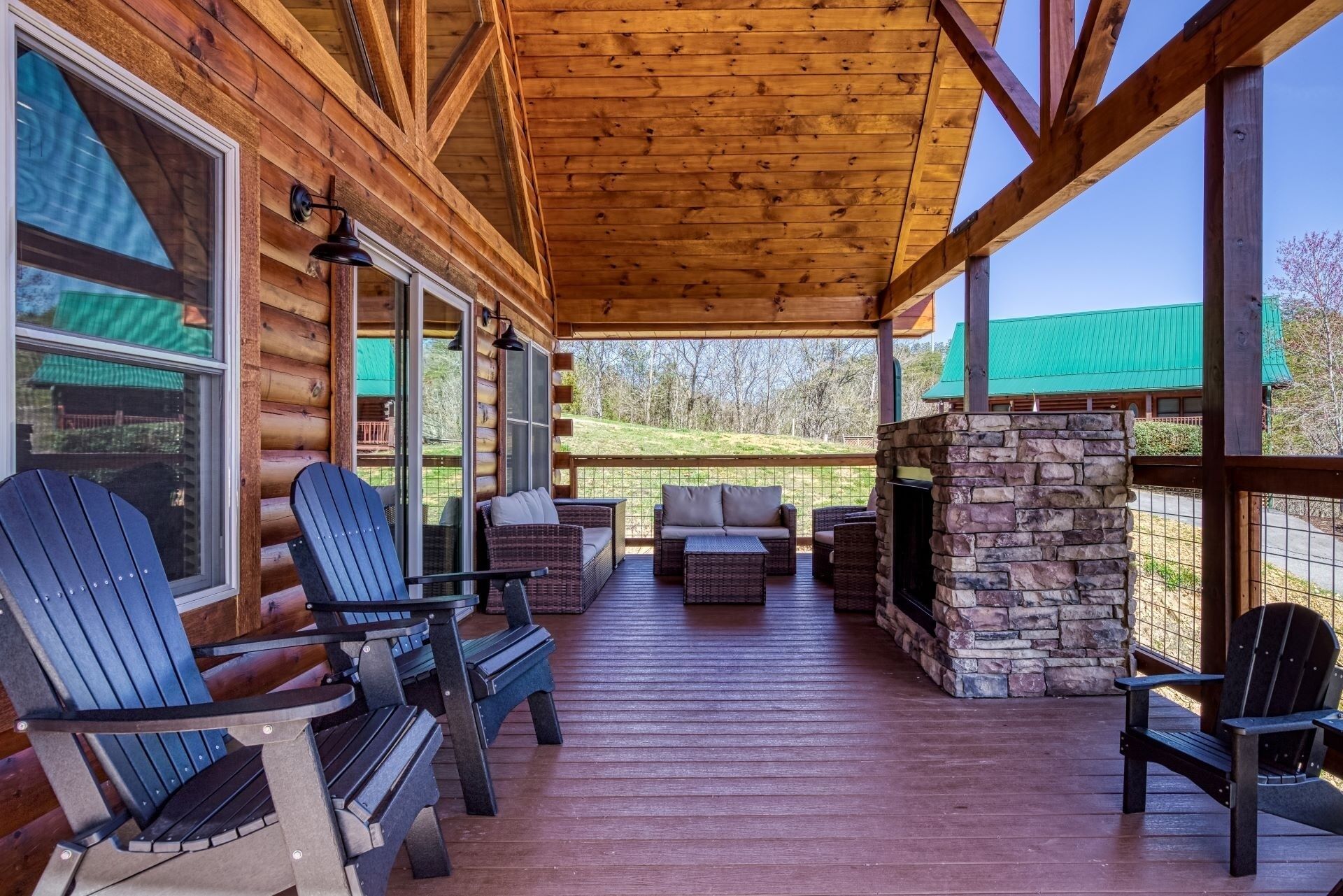 Cabin, 3 Bedrooms | Terrace/patio