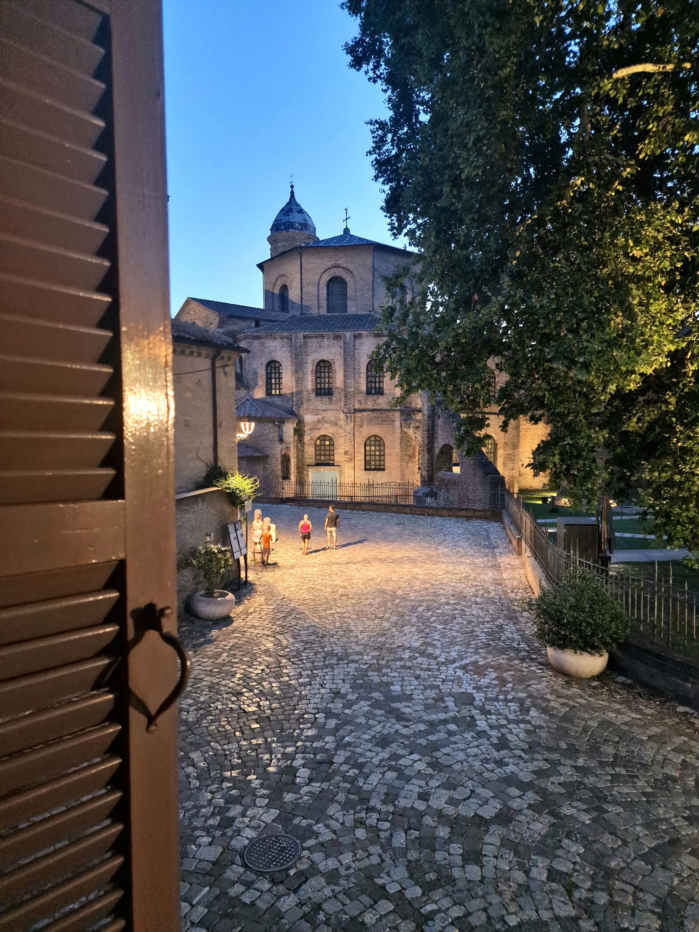 Blick von der Unterkunft