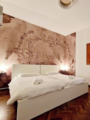 4 間睡房、熨斗/熨衫板、免費 Wi-Fi、床單