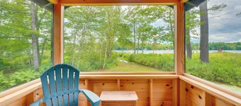 Dock & Beach Access! Waterfront Home on Kezar Lake