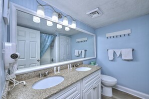 Hair dryer, towels