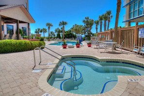 Indoor pool, outdoor pool