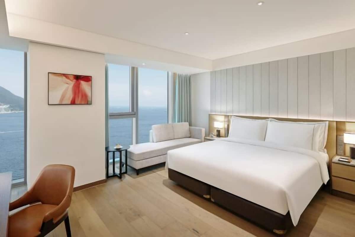Literie de qualité supérieure, couette en duvet d'oie, minibar