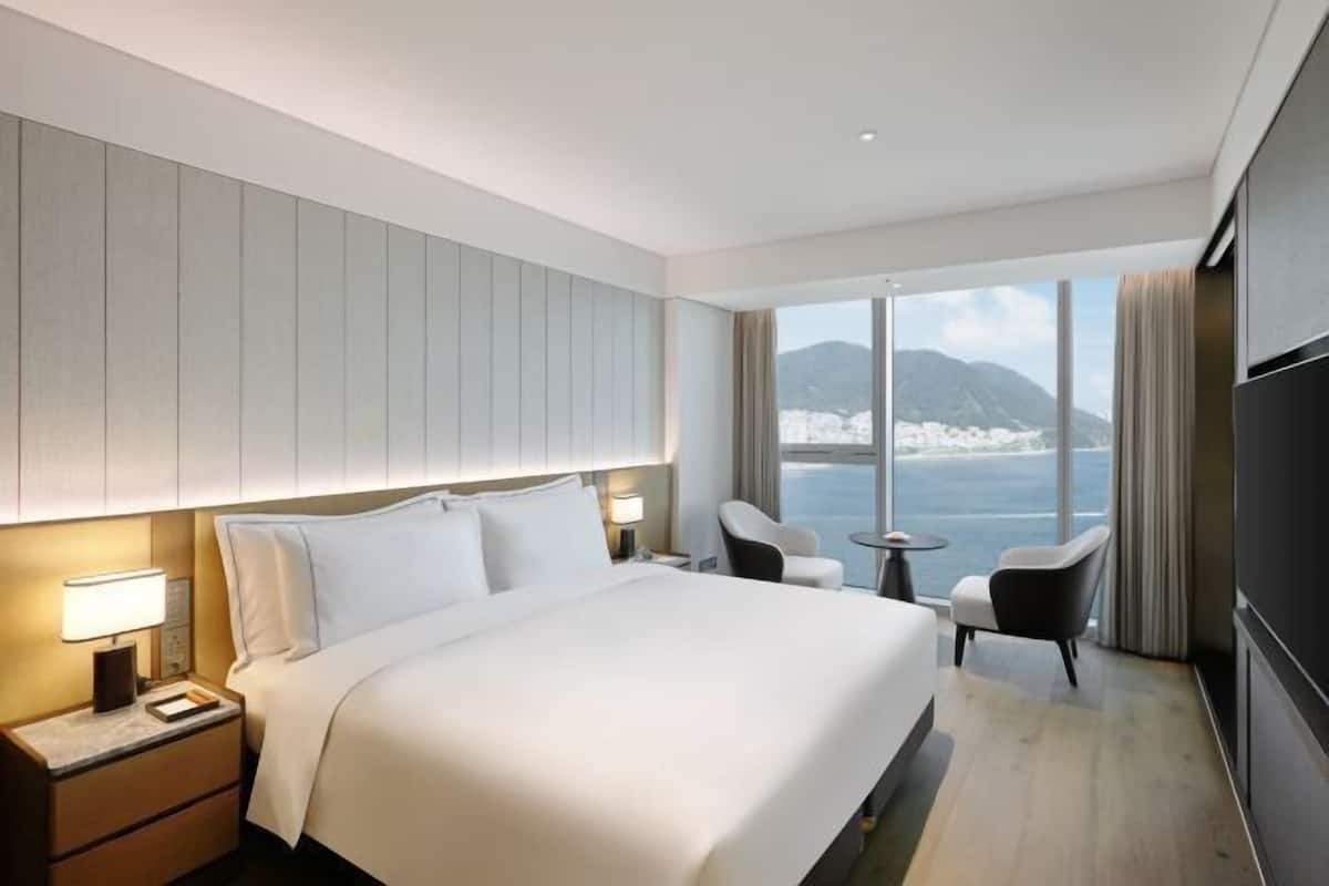 Literie de qualité supérieure, couette en duvet d'oie, minibar