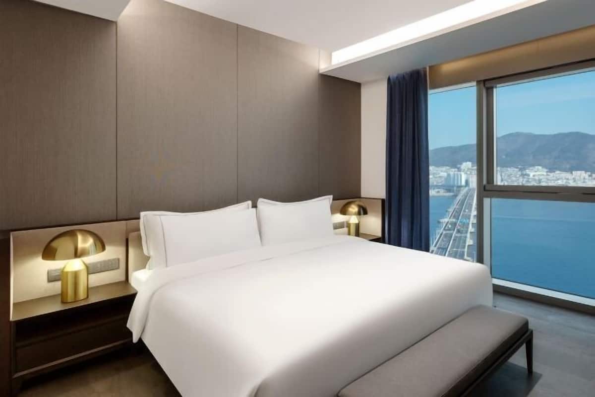 Literie de qualité supérieure, couette en duvet d'oie, minibar