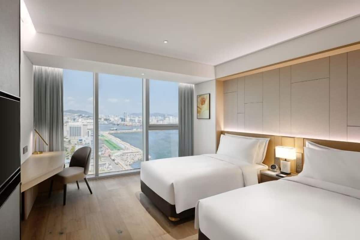 Literie de qualité supérieure, couette en duvet d'oie, minibar